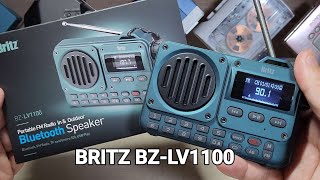 Britz BZLV1100 Bluetooth Speaker Radio [upl. by Ekaj607]