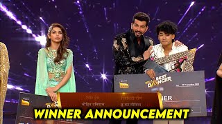 Winner Announce of India Best Dancer Season 3  IBD 3 Winner Finale Episode Today [upl. by Elleirda]