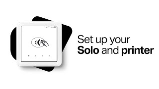 Set up your SumUp Solo Card Reader and Solo Printer [upl. by Sug463]