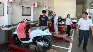 Honda Scoopy Club 12 Sold Out To Customers In Phnom Srok District [upl. by Yatnahc]