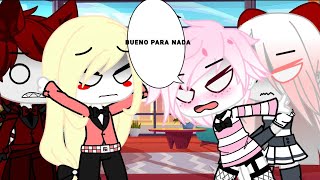 así que te gusto sonrisas 7u7angel x alastor😍hazbin hotelgacha club [upl. by Ailisec]