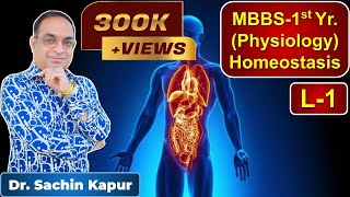 MBBS  First Year  1st Prof  General Physiology  Homeostasis L1  Dr Sachin Kapur  AIIMS [upl. by Anica]