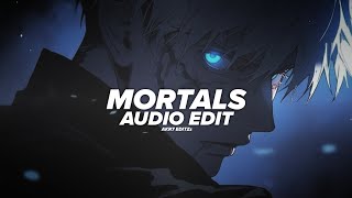 warriyo  mortals edit audio ft laura brehm [upl. by Natanoj]