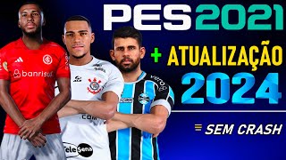 PES 2021  PATCH 2024  como baixar pes 2021 dowload pc [upl. by Assecnirp]