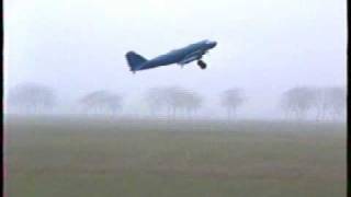 3m wingspan DC3 crash 2x 22ccm [upl. by Nanice]