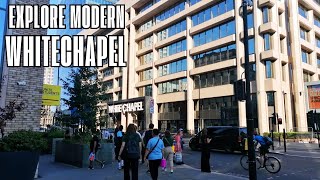 HOW WHITECHAPEL LONDON ENGLAND LOOKS LIKE in 2024 WALKING TOUR  4K HDR [upl. by Rickert399]