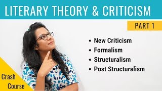 Literary Theory amp Criticism Crash Course for UGC NET English Part 1 [upl. by Humpage]