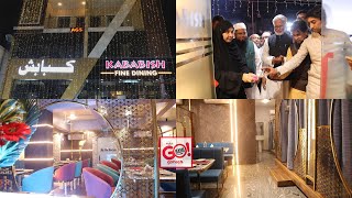 GRAND INAUGURATION OF KABABISH FINE DINE RESTAURANT [upl. by Anaibaf708]