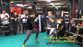 Ruslan Provodnikov Gleasons Open Workout For 614 [upl. by Neyuh]