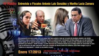 Caso Colmenares  Fiscal 11 Antonio Luis González rompe su silencio Martha Lucia Zamora lo acusa [upl. by Annaohj]