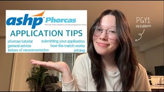 PGY1 Pharmacy Residency Applications  PhORCAS Tips amp Advice [upl. by Farrah]