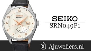 Seiko SRN049P1 Kinetic horloge [upl. by Rochette312]