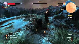 The Witcher 3 Wild Hunt Eredin final boss fight Eredins death scene [upl. by Ariuqahs]