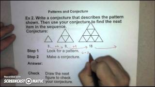 21 Inductive Reasoning and Conjecture [upl. by Oidgime870]