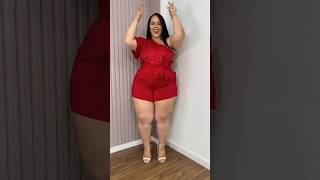 Midsize Curvy Haul Styling the Perfect Midi rompers plussized [upl. by Monjan577]