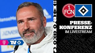 RELIVE PRESSEKONFERENZ I 6 Spieltag I 1FC Nürnberg vs HSV [upl. by Thursby145]