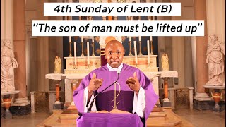 Lent homily The son of man must be lifted up [upl. by Einamrej594]