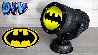 Como fazer o Bat Sinal Luminária  Batman [upl. by Ellerehs]