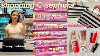 SHOP WITH ME AT SEPHORA 🛍️ viral tiktok makeup skincare and haul [upl. by Rosenstein]