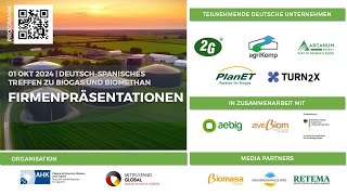 Deutschspanisches Treffen zu Biogas und Biomethan  Valladolid 1102024  UnternehmenPitches [upl. by Adla554]