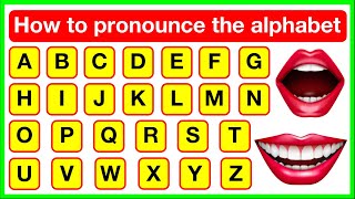 Alphabet pronunciation 👄🇬🇧  How to pronounce the alphabet letters correctly  British English [upl. by Weatherley751]