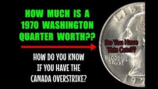 How Much Is A 1970 Washington Quarter Worth  Do You Have This Coin [upl. by Moor]