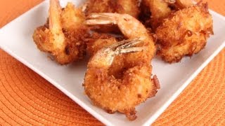 Coconut Shrimp Recipe  Laura Vitale  Laura in the Kitchen Episode 639 [upl. by Nason]