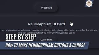 Neumorphism Magic  Create Stunning Buttons amp Cards with CSS [upl. by Egor]