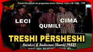 Treshi Persheshi humor ne programin festiv Gezuar 1988 tvp  Harakiri i Cimes [upl. by Liew]