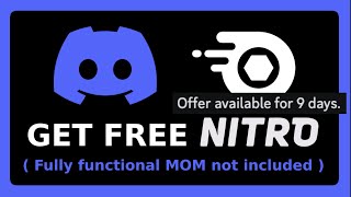 How To Get Free Discord Nitro Free Nitro 1 Month Trial [upl. by Rambow]