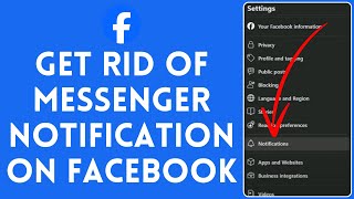 How to Get Rid of Messenger Notification on Facebook 2024 [upl. by Hedi]