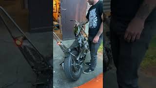 Weston’s 1969 Harley Davidson Shovelhead Chopper Cold Start [upl. by Lean]