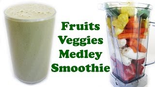 Green Smoothie Recipes  Fruit and Veggie Smoothie  Fruits and Vegetables Smoothies  HomeyCircle [upl. by Einhapets]