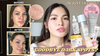 Luxe Organix Whitening Repair Skincare Routine for 14 DAYS Goodbye Dark Spots • Joselle Alandy [upl. by Areid350]