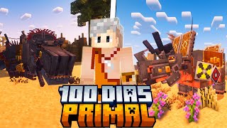 SOBREVIVI 100 DIAS NO MINECRAFT COM DINOSSAUROS [upl. by Cynar]