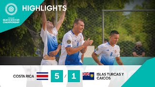 Resumen BSC 2021 Costa Rica vs Islas Turcas y Caicos [upl. by Halak303]