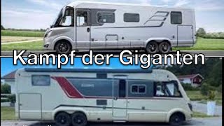 Kampf der Giganten Hymer ML I 880 vs Bürstner I 910 G [upl. by Yrebmik]