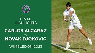 Carlos Alcaraz vs Novak Djokovic Final Highlights  Wimbledon 2023 [upl. by Larner]