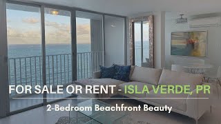 Isla Verde Beachfront Property for Sale or Rent in Condesa Del Mar Condo [upl. by Werdnael243]