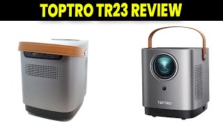 TOPTRO TR23 Review 1080p Mini Projector with 360° Sound amp Dustproof Design Honest Review [upl. by Lawtun466]