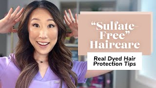 Preserve Color Treated Hair Is SulfateFree Shampoo Just Marketing  Dermatologist Hair Tips [upl. by Eniagrom]