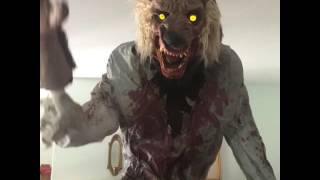 Lurching Werewolf  Animated Halloween Prop [upl. by Fink212]