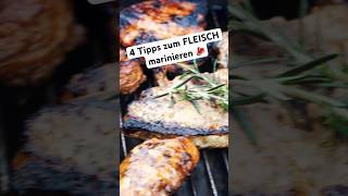 4 Tipps zum FLEISCH marinieren 🥩 [upl. by Lahcsap]