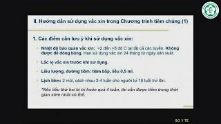 Hướng dẫn tiêm chủng vắc xin COVID19 Vero Cell bất hoạt của Sinopharm [upl. by Drofhsa817]