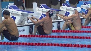 Swimming Mens 100m Backstroke Semifinals Replay  London 2012 Olympic Games [upl. by Notfol474]