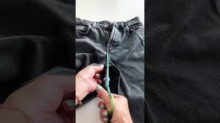 How to make a new denim maxi skirt from old jeans [upl. by Nrubyar744]