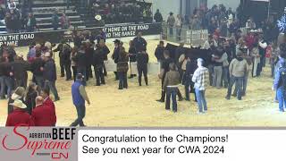 CWA 2023  Agribition Beef SUPREME [upl. by Myriam]