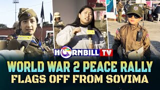 WORLD WAR 2 PEACE RALLY FLAGS OFF FROM SOVIMA [upl. by Eineg]