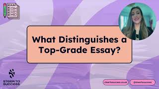 What Distinguishes a Top Grade Response [upl. by Amees]