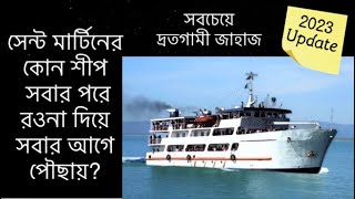 টেকনাফ থেকে সেন্টমার্টিন জাহাজ। The Atlantic Cruise Ship for Teknaf to Saint Martin 2023 Update [upl. by Whatley]